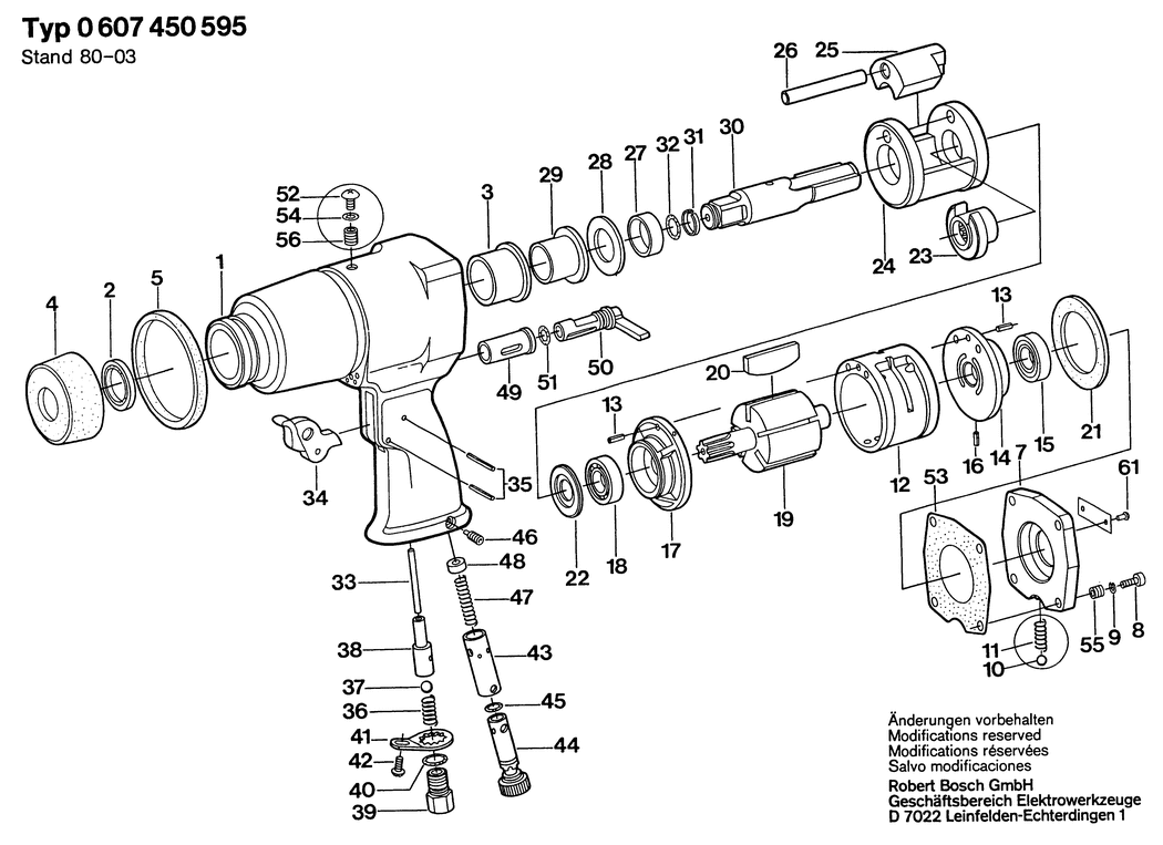 Bosch ---- / 0607450595 / --- Spare Parts