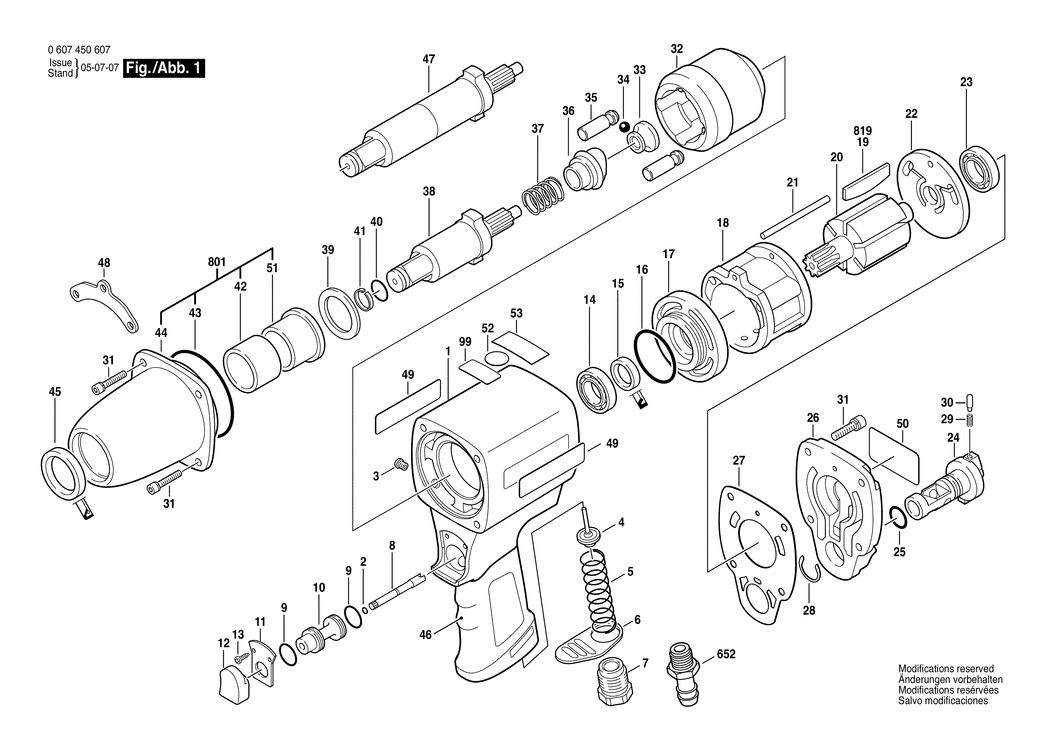 Bosch DDS 3/4 Y-8355 / 0607450607 / --- Spare Parts