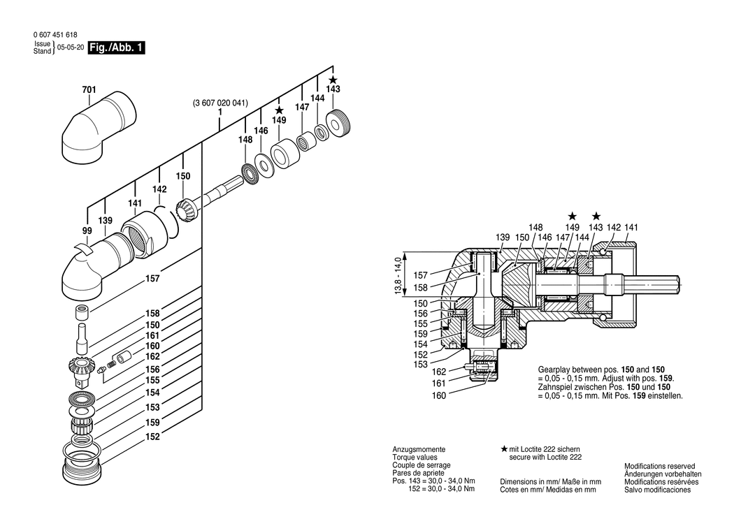 Bosch 370 WATT-SERIE / 0607451618 / --- Spare Parts