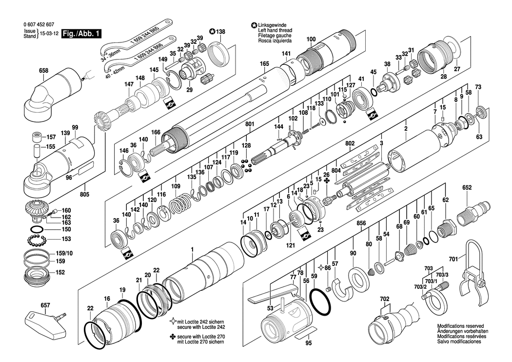 Bosch 550 WATT-SERIE / 0607452607 / --- Spare Parts