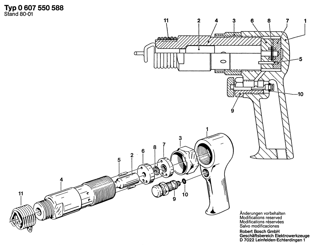 Bosch ---- / 0607550588 / --- Spare Parts