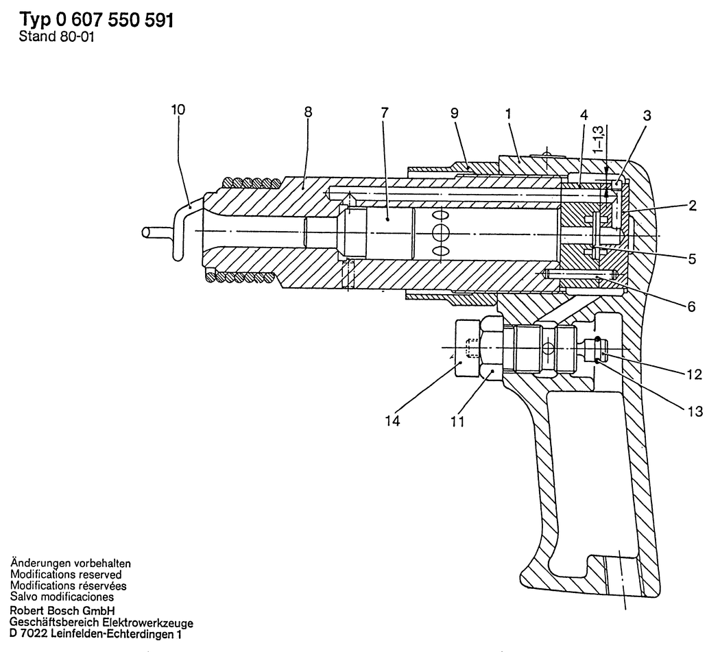 Bosch ---- / 0607550591 / --- Spare Parts