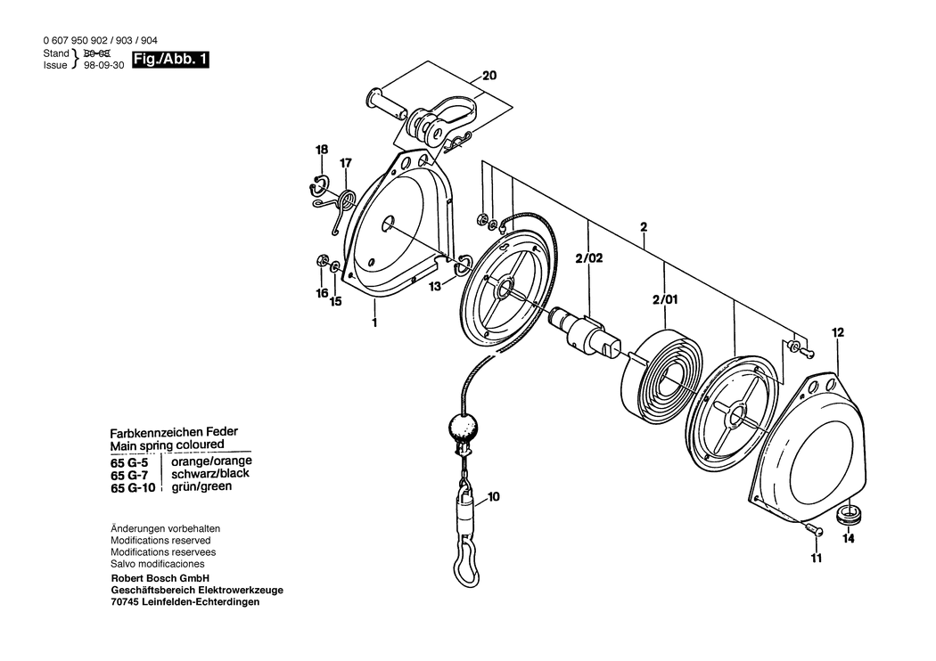 Bosch ---- / 0607950902 / --- Spare Parts