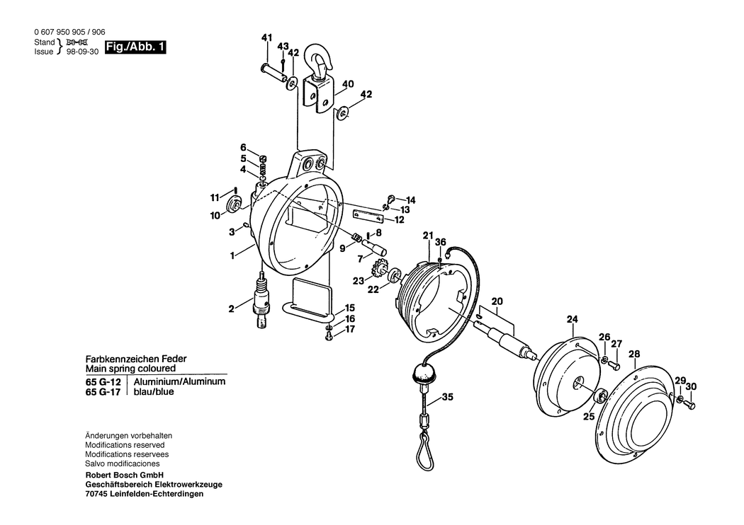 Bosch ---- / 0607950905 / --- Spare Parts