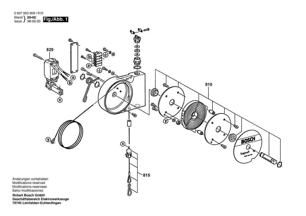 Bosch ---- / 0607950909 / --- Spare Parts