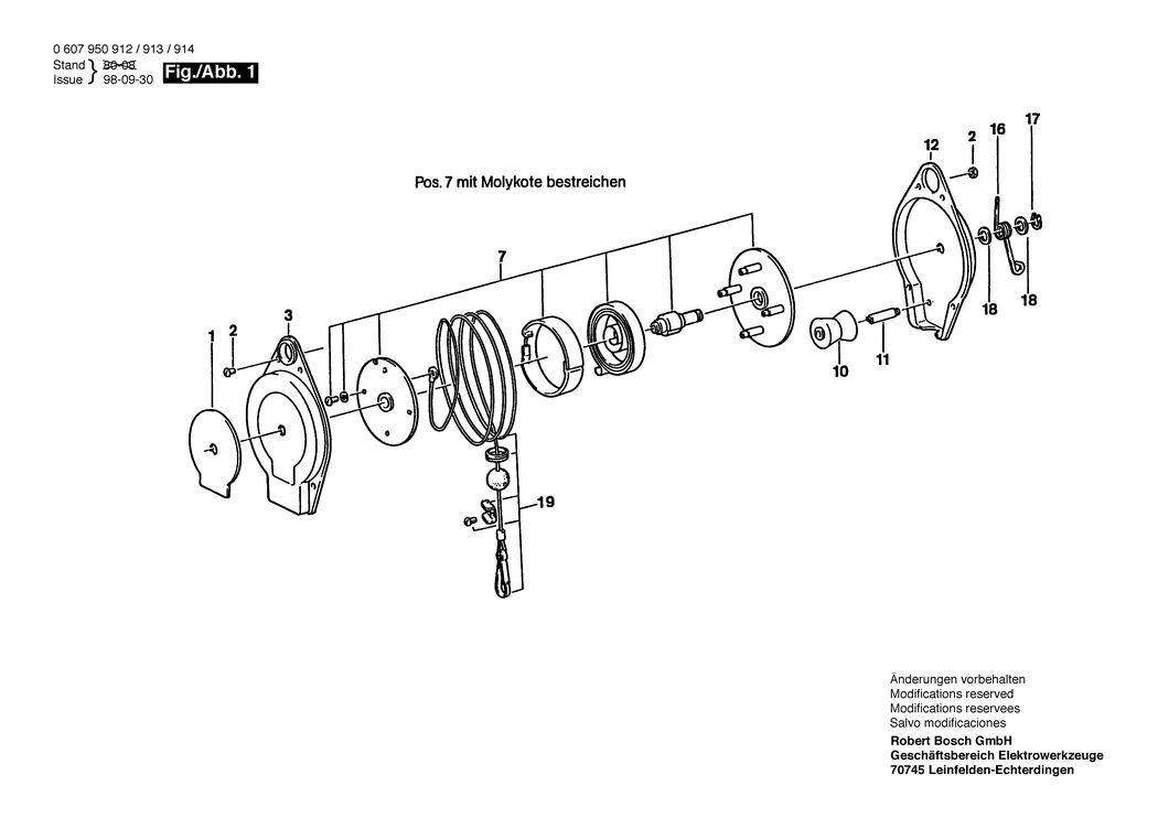 Bosch ---- / 0607950913 / --- Spare Parts