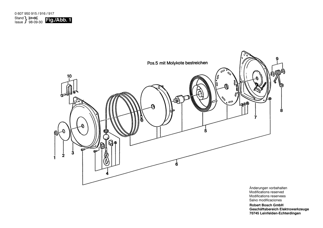 Bosch ---- / 0607950915 / --- Spare Parts