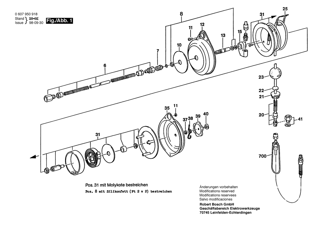 Bosch ---- / 0607950918 / --- Spare Parts