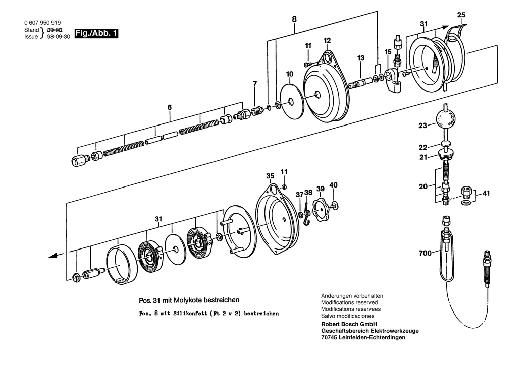 Bosch ---- / 0607950919 / --- Spare Parts