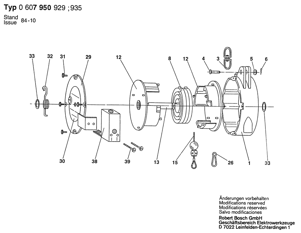 Bosch ---- / 0607950929 / --- Spare Parts