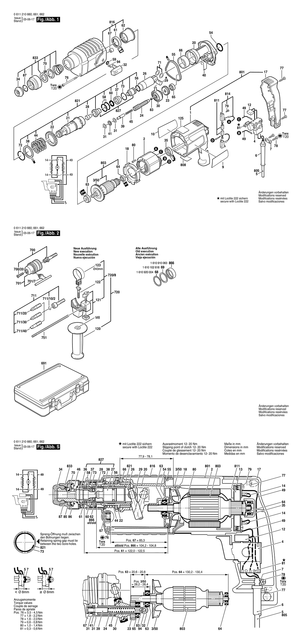 Bosch H 14 / 0611210660 / I 230 Volt Spare Parts