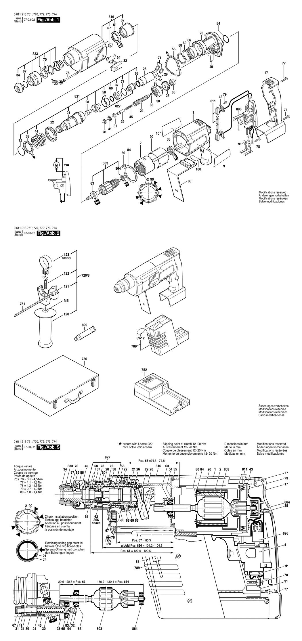 Bosch 324 VE / 0611213770 / EU 24 Volt Spare Parts