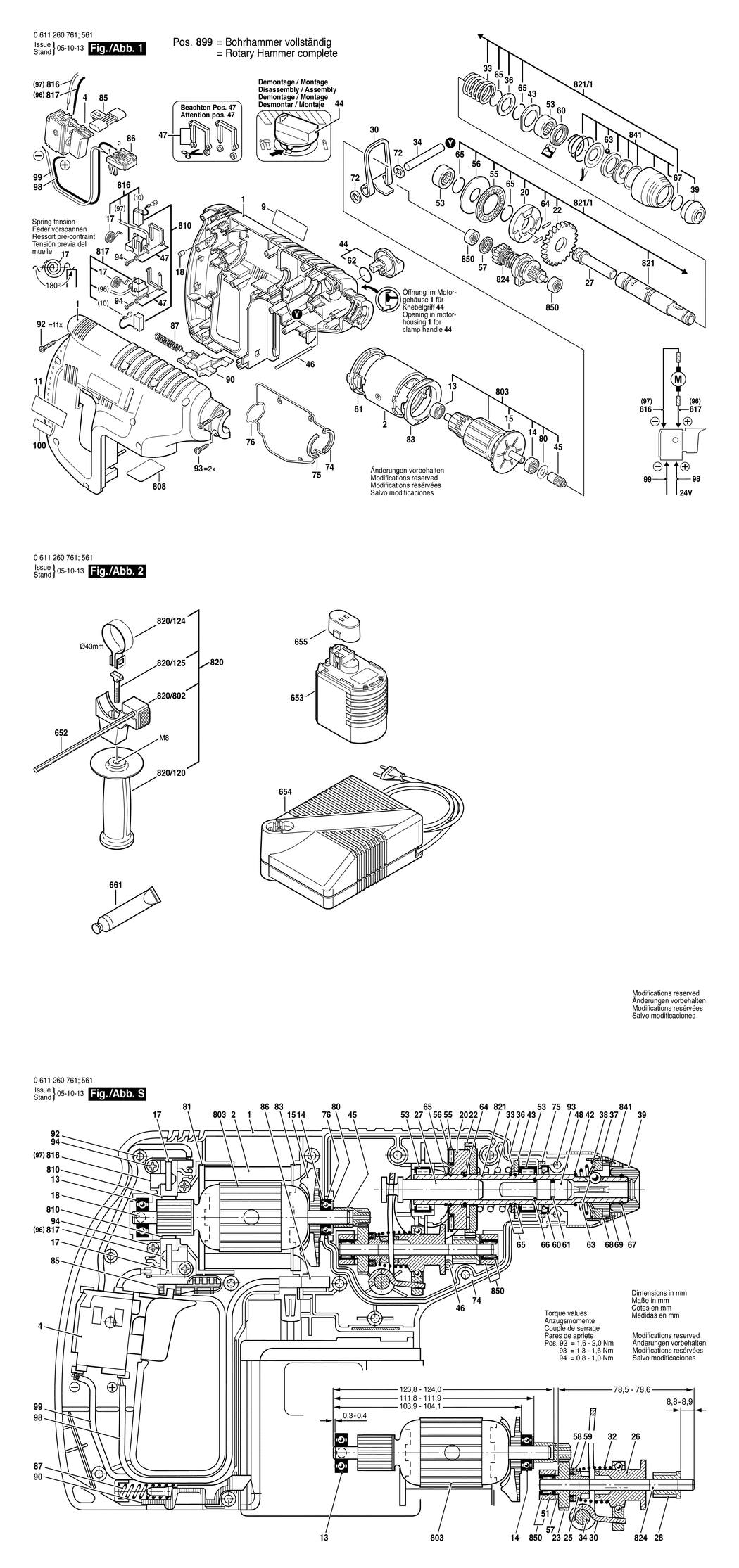 Bosch BACHD-24 3.0 / 0611260561 / EU 24 Volt Spare Parts