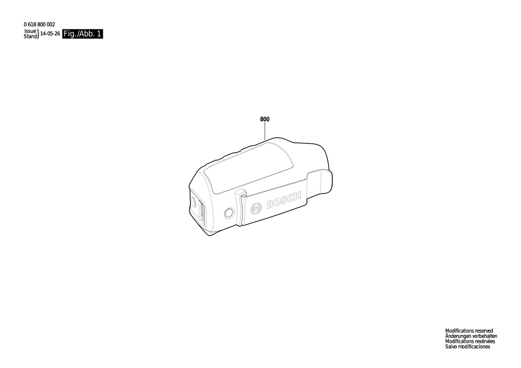 Bosch GAA 10.8 V-LI / 0618800002 / --- Spare Parts