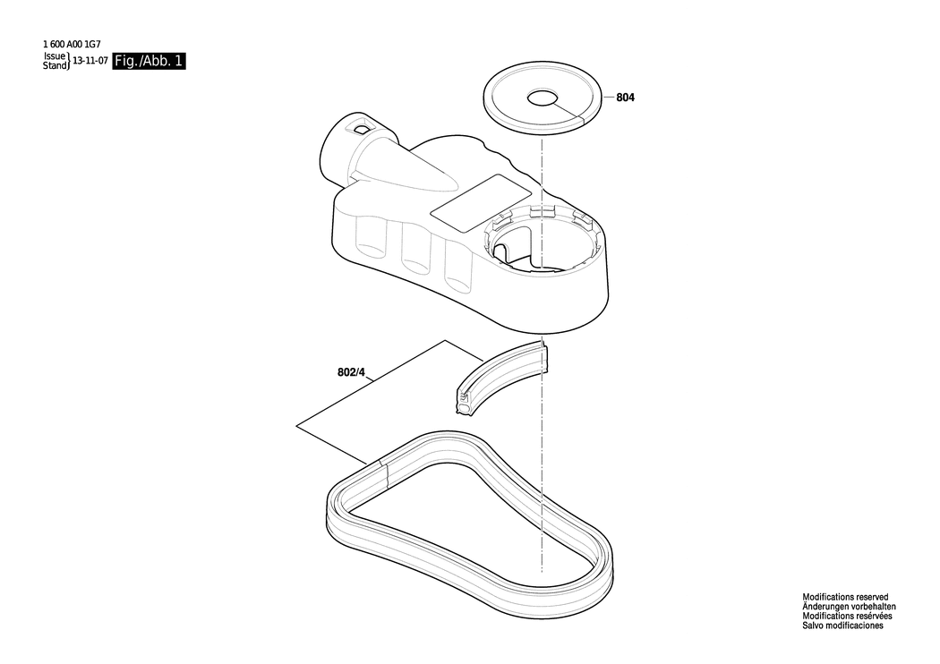 Bosch GDE 68 / 1600A001G7 / --- Spare Parts