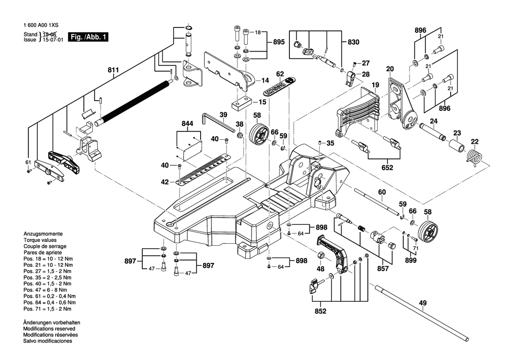 Bosch GCB 120 / 1600A001XS / --- Spare Parts