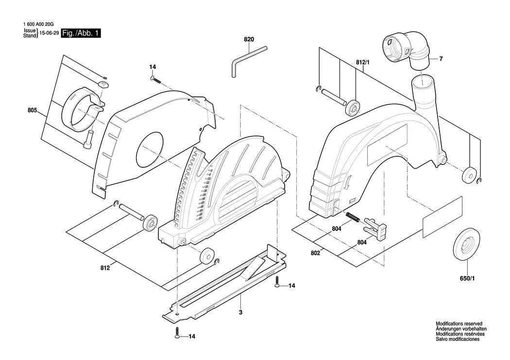 Bosch GDE230 FC-S / 1600A0020F / --- Spare Parts