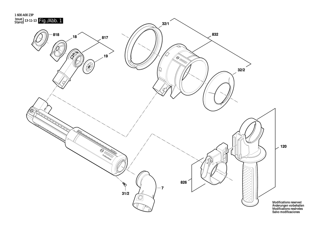 Bosch HDC100 / 1600A0023P / --- Spare Parts