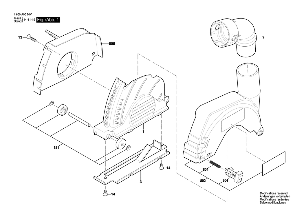 Bosch GA50 DC / 1600A003S3 / --- Spare Parts