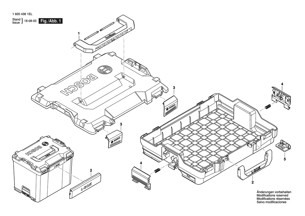 Bosch L-Box / 16054381EL / --- Spare Parts