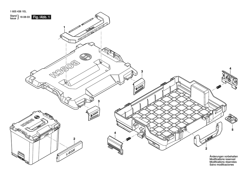 Bosch L-Box / 16054381EM / --- Spare Parts