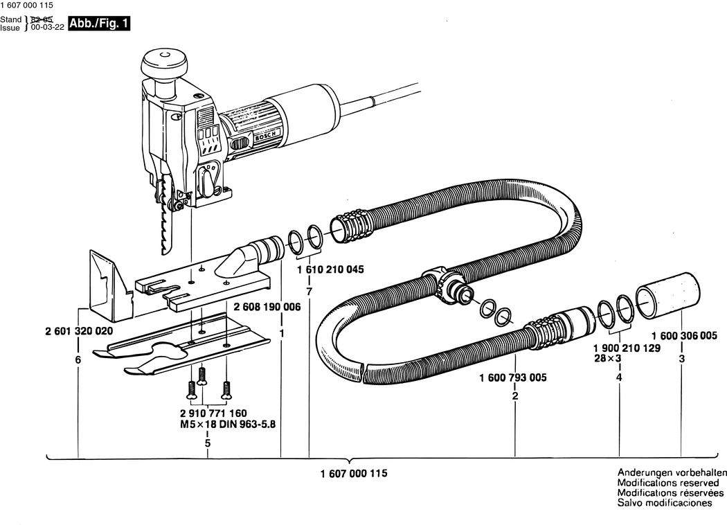 Bosch ---- / 1607000115 / --- Spare Parts