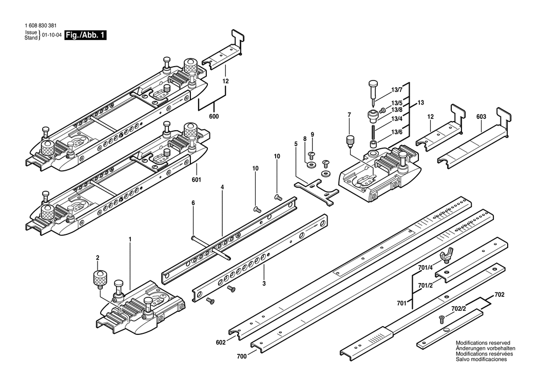 Bosch ---- / 1608830381 / --- Spare Parts