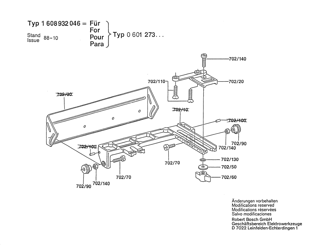 Bosch ---- / 1608932046 / --- Spare Parts