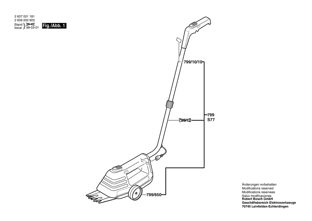 Bosch ---- / 1609200903 / --- Spare Parts