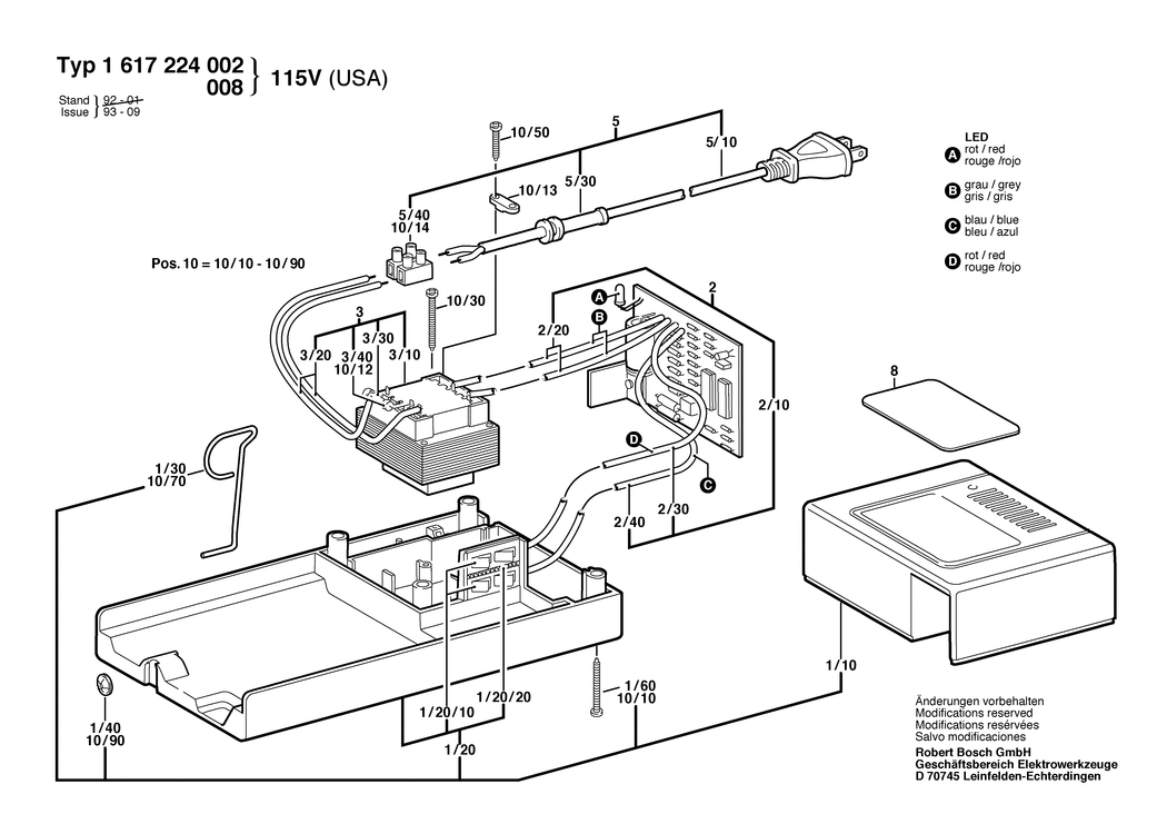 Bosch ---- / 1617224002 / --- Spare Parts