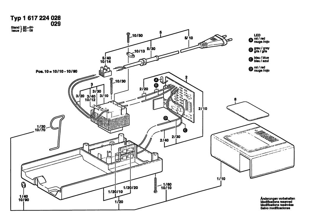 Bosch ---- / 1617224028 / --- Spare Parts