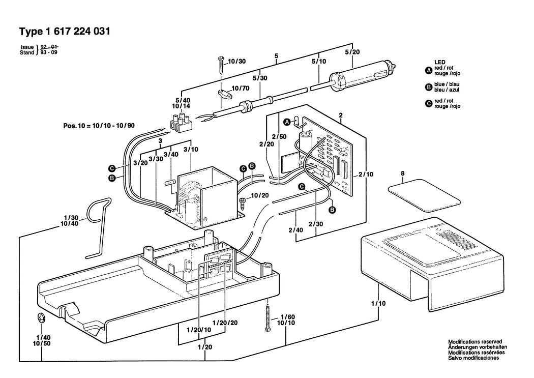 Bosch ---- / 1617224031 / --- Spare Parts