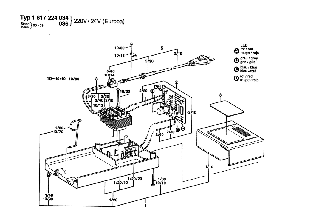 Bosch ---- / 1617224034 / --- Spare Parts