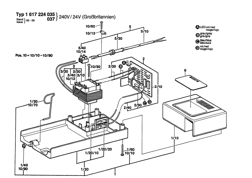 Bosch ---- / 1617224035 / --- Spare Parts