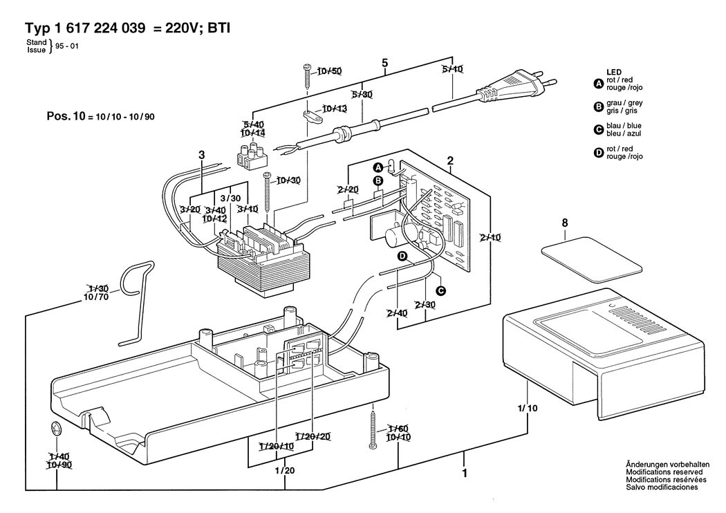 Bosch ---- / 1617224039 / --- Spare Parts