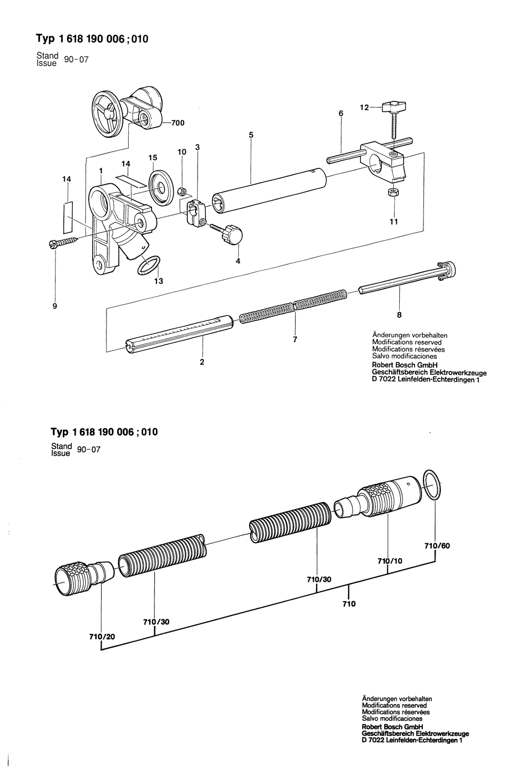 Bosch ---- / 1618190006 / --- Spare Parts