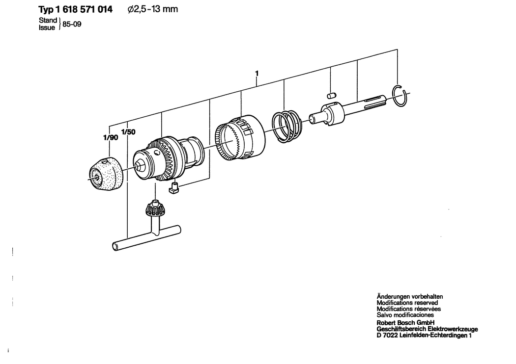 Bosch ---- / 1618571014 / --- Spare Parts