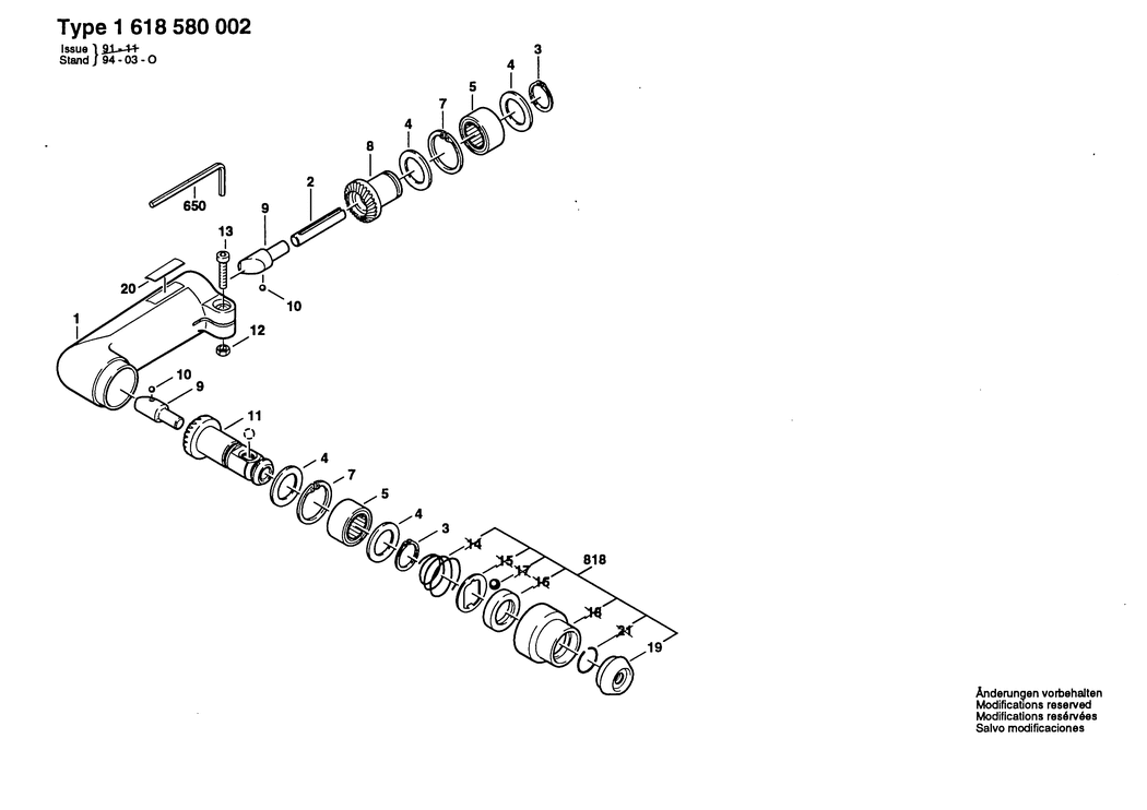 Bosch ---- / 1618580002 / --- Spare Parts