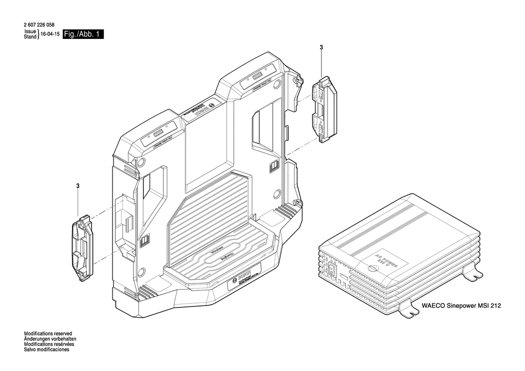 Bosch --- / 2607226058 / --- Spare Parts