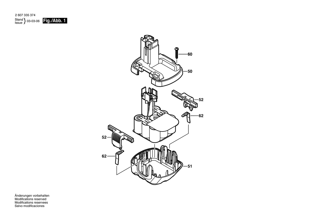 Bosch ---- / 2607335374 / --- 12 Volt Spare Parts