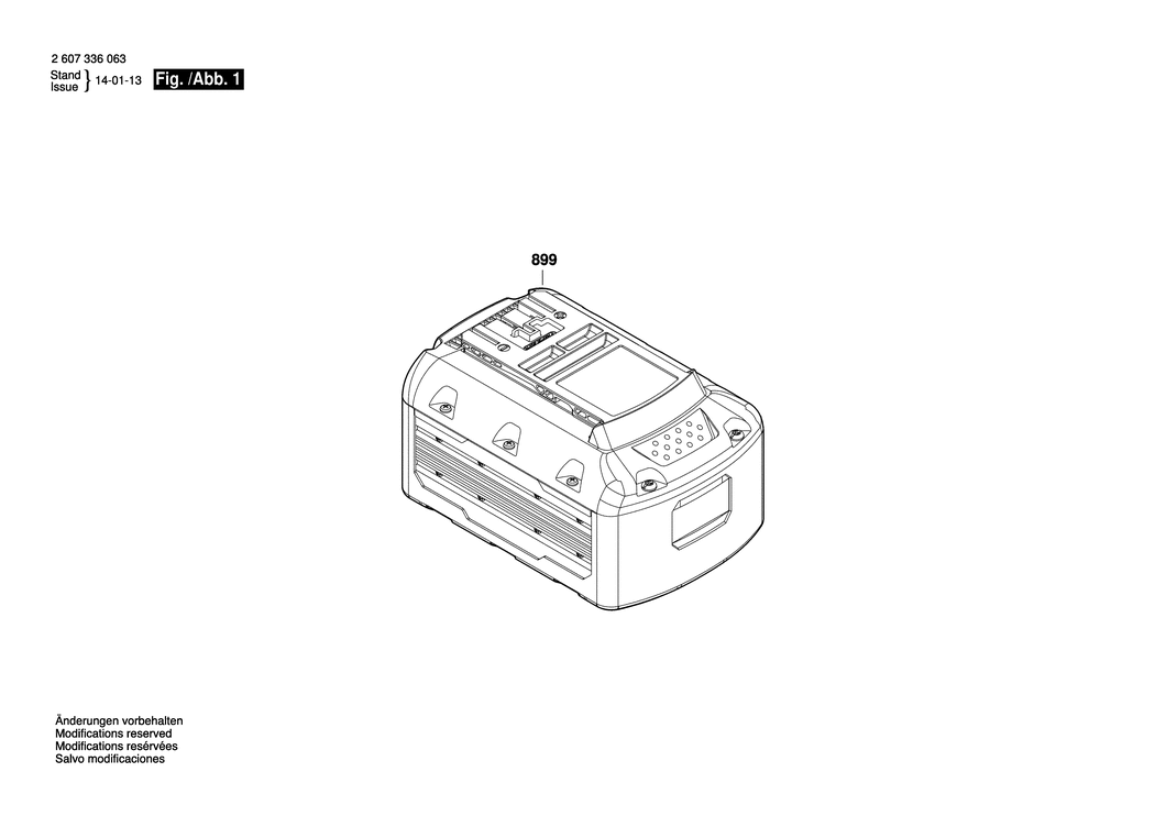 Bosch GBA 36V / 2607336063 / EU 36 Volt Spare Parts