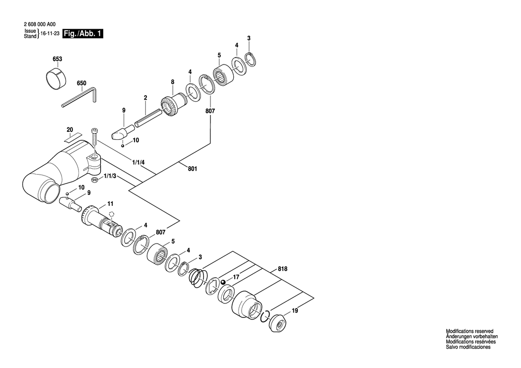 Bosch RHA-50 / 2608000A00 / --- Spare Parts