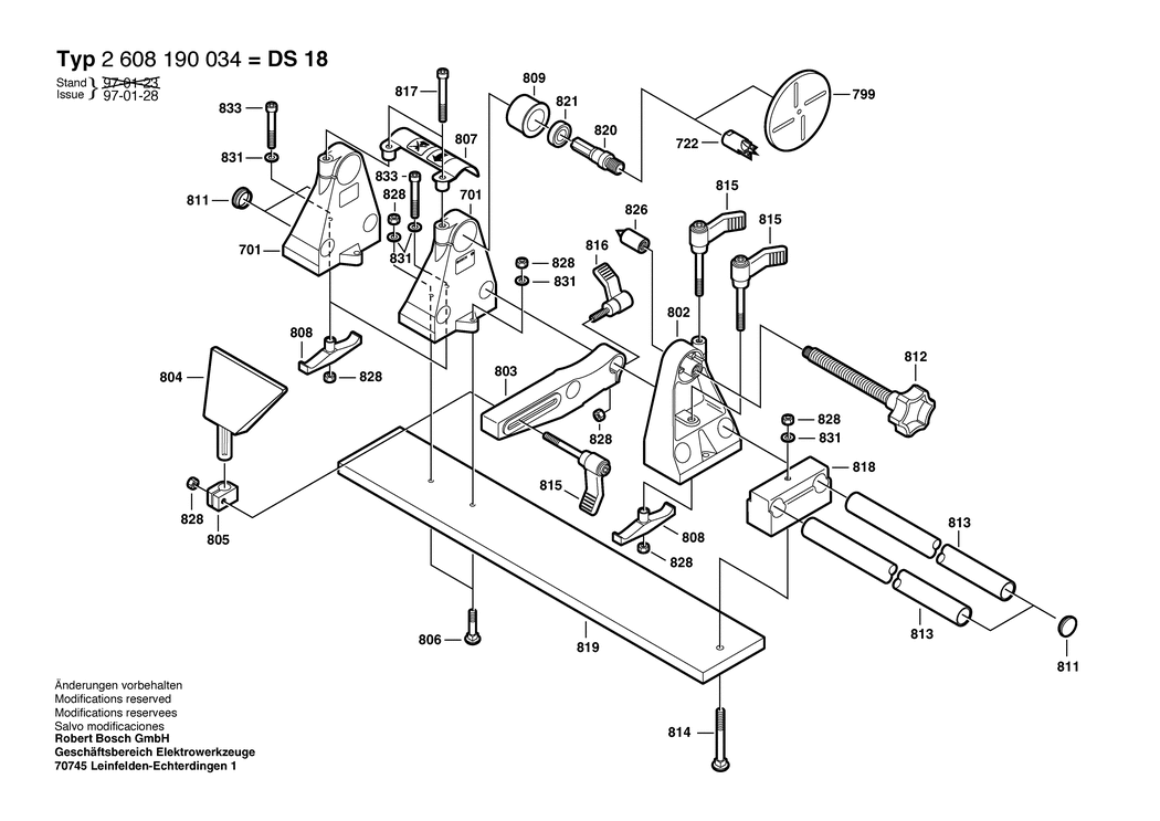 Bosch DS 18 / 2608190034 / --- Spare Parts