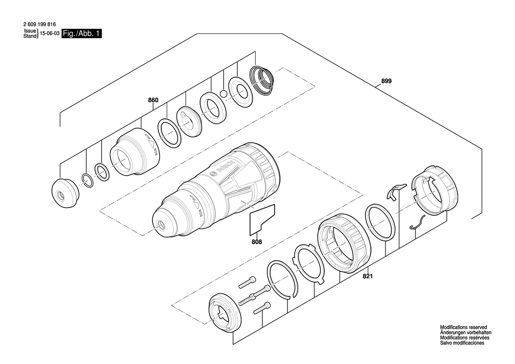 Bosch GHA FC2 / 2609199816 / --- 240 Volt Spare Parts