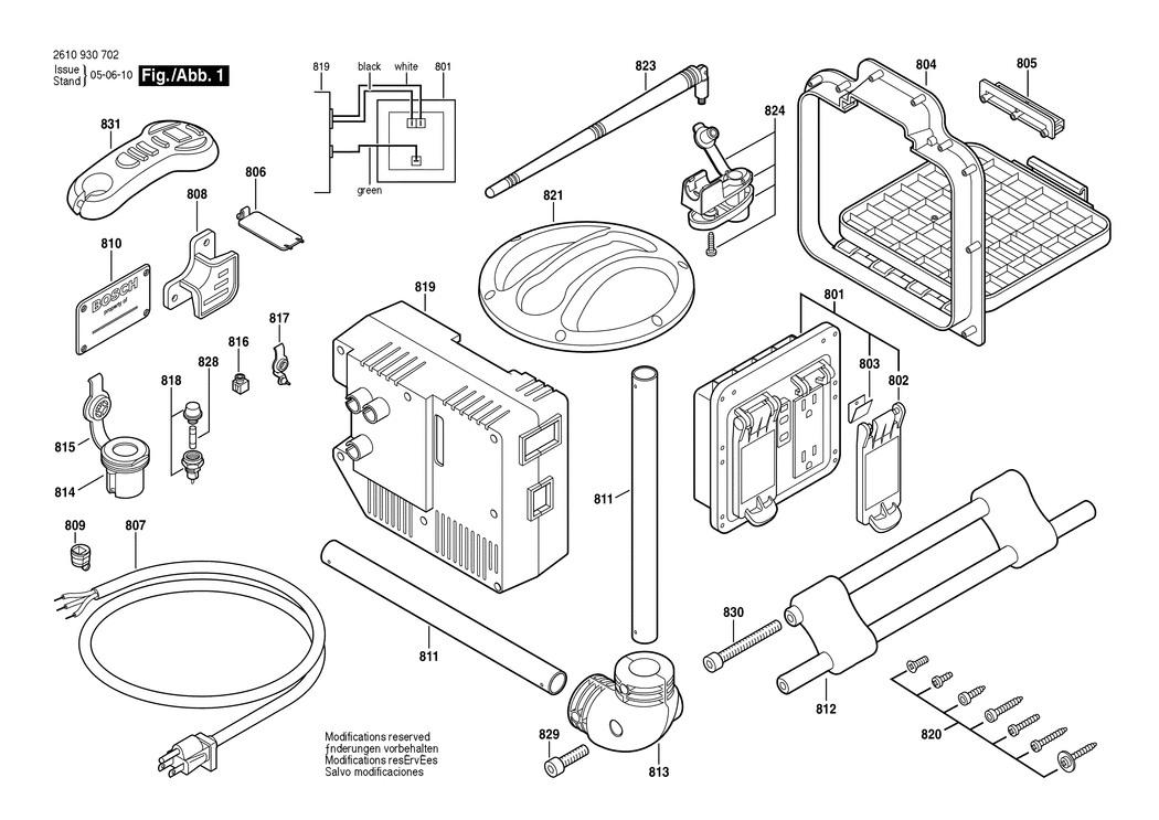 Bosch ---- / 2610930702 / --- Spare Parts