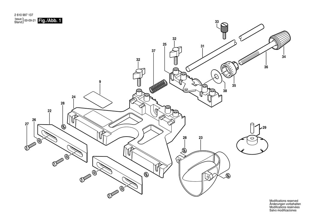 Bosch RA1054 / 2610997137 / --- Spare Parts