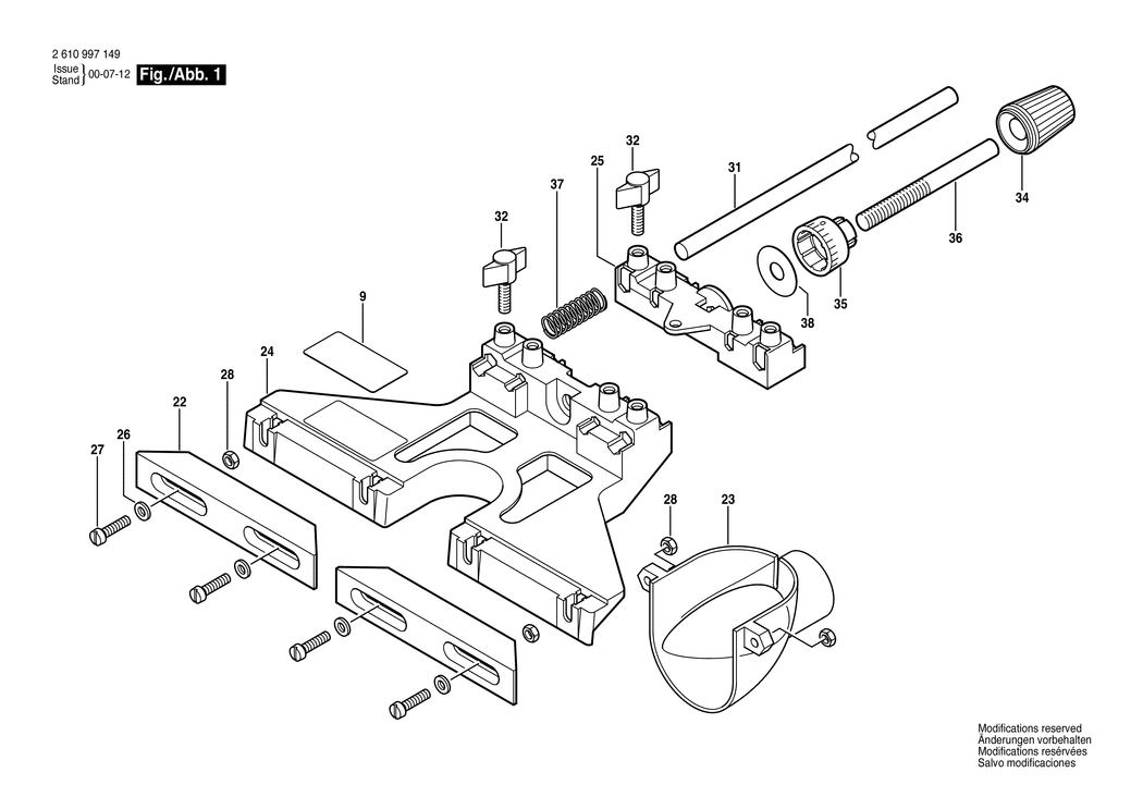 Bosch RA1054 / 2610997149 / --- Spare Parts