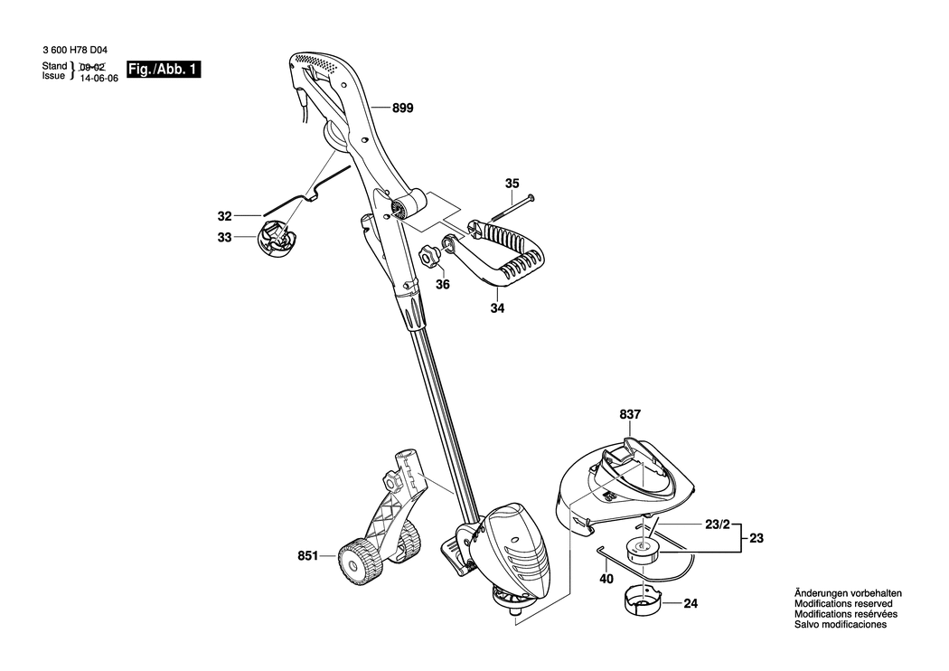 Bosch --- / 3600H78D21 / --- Spare Parts