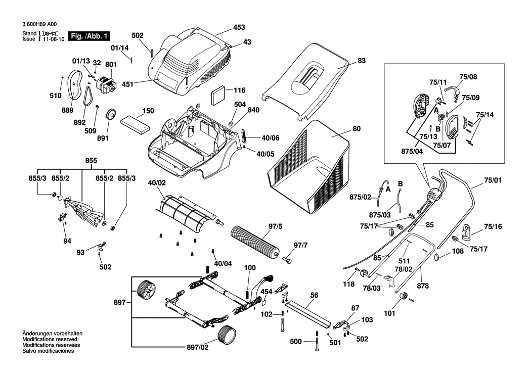 Bosch ASM 32 / 3600H89A01 / --- Spare Parts