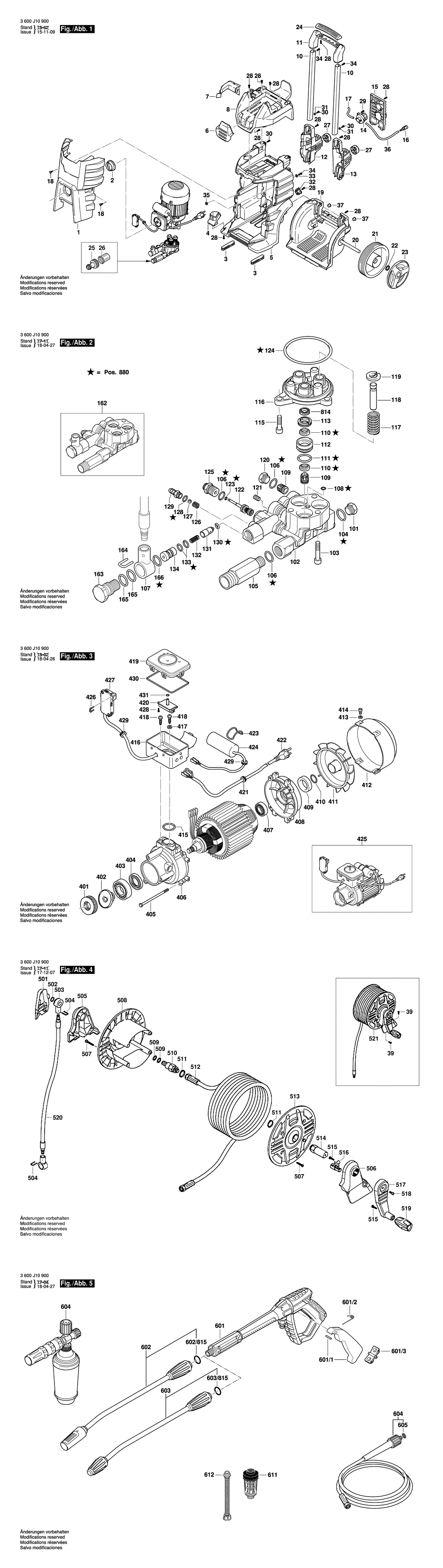 Bosch GHP 500 X / 3600J10970 / GB 230 Volt Spare Parts